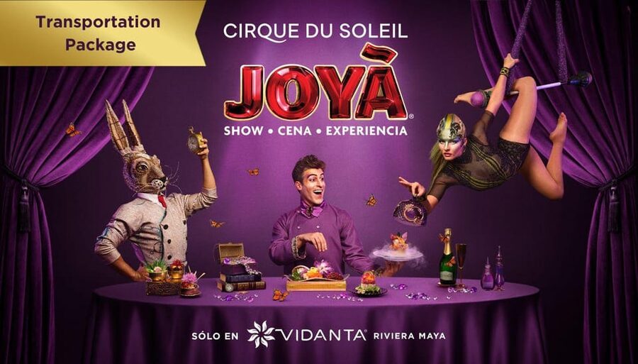 Cancún: Cirque du Soleil JOYÀ Entry Ticket and Transfer - Showtime at 6:00, 8:00, or 9:15, rules and what to plan around