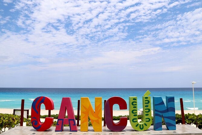 Cancun City Sightseeing Tour - Playa Delfines and the Cancun letters photo stop