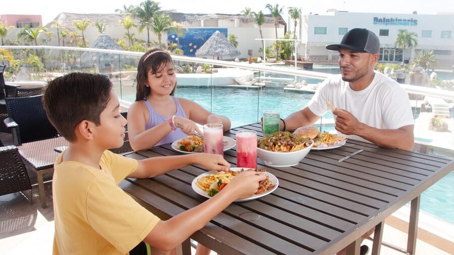 CANCUN: Dolphin Swim Adventure with buffet and soft drinks - Dolphin Interaction Moments: Kisses, Hugs, Fin Salutes, and More