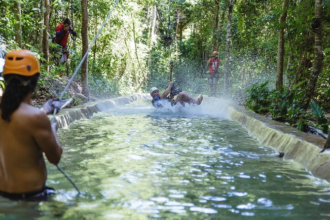 Cancun Extreme Zipline Canopy Tour - Cenote swim stop: what to expect underground