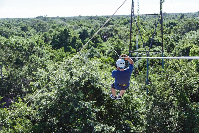 Cancun Extreme Zipline Canopy Tour - How the extreme options change the day: bungee, Superman zip, ATV, and Sky Trail