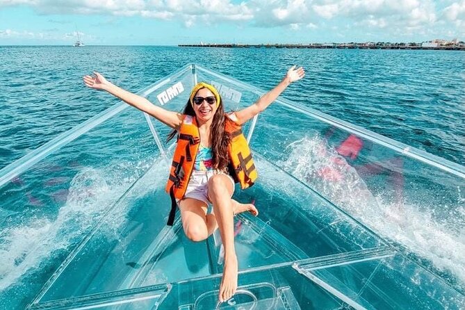 Cancun Glass Boat Sightseeing Cruise - Wildlife and underwater viewing: turtles, stingrays, and coral