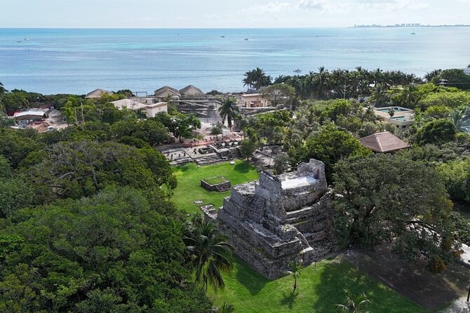 Cancun Guided Sightseeing El Meco Site, Letters and Shopping - Playa Delfines photo stop, good for orientation, not a full beach day