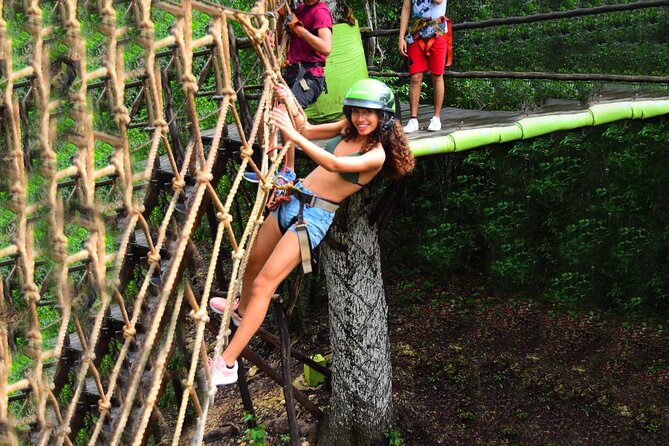 Cancun Horseback Riding, ATV, Ziplines, Cenote, Lunch and Drinks - Interactive Cenote Swim With Ziplines and a Jump Platform