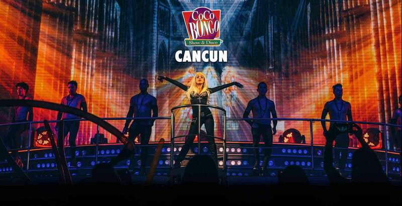 Cancun: Isla Mujeres Catamaran + Coco Bongo Show - The big picture: reef, beach, town, and a night show