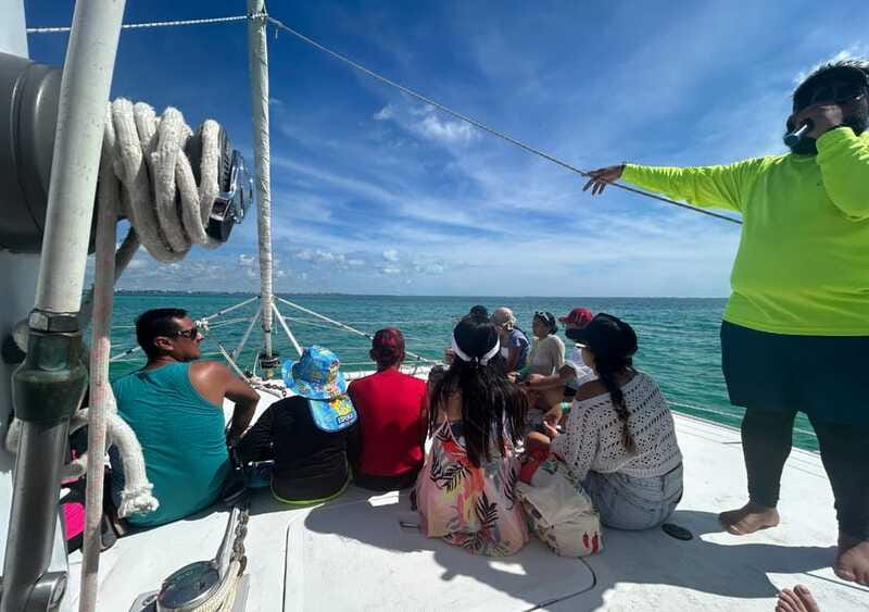 Cancun: Isla Mujeres Catamaran with buffet, drinks & snorkel - When conditions change, know what to ask