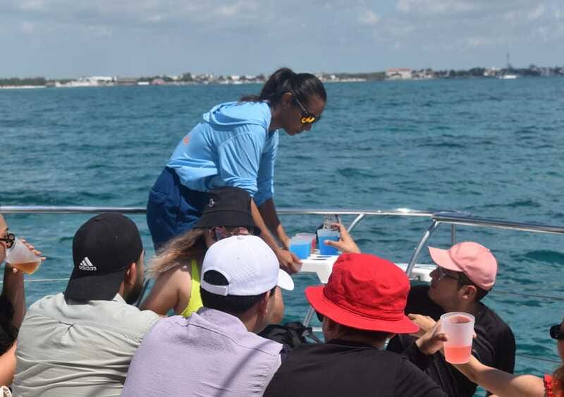 Cancun: Isla Mujeres Only Adults Catamaran, drinks & snorkel - El Meco Reef Snorkeling: Included, But Weather Runs the Show