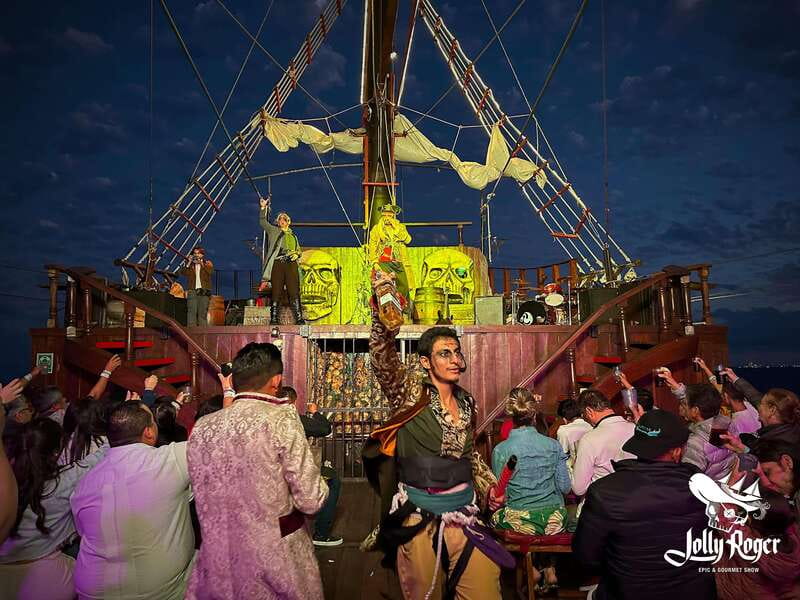 Cancún: Jolly Roger Pirate Dinner Cruise 2025 - Getting there: Terminal Marítima de Punta Sam and the pirate village