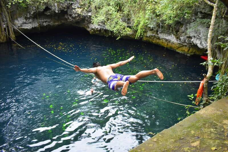 Cancun: Jungle ATV Tour, Ziplining, and Cenote Swim - Cenote Verde Lucero swim: the cool reset after the thrills