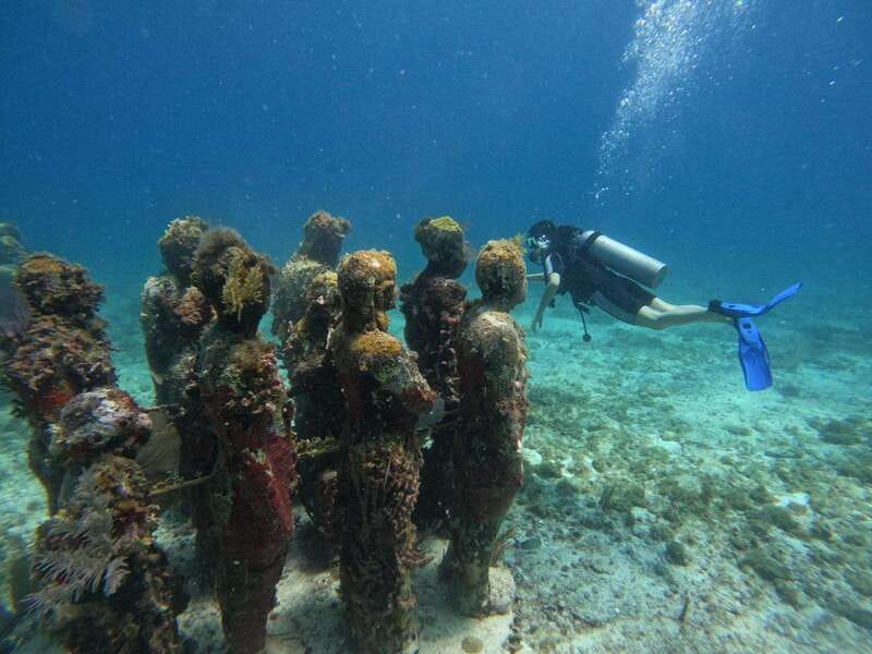 Cancun: Musa Underwater Museum & Reef Discover Scuba Diving - Beginner scuba, done carefully, at Aquafun Marina