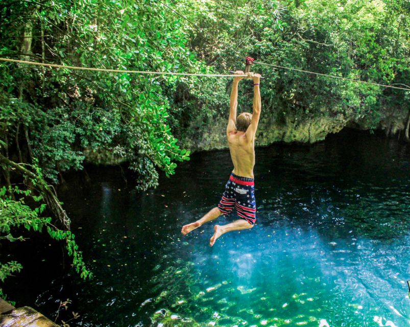 Cancun & Riviera Maya: ATV, Zipline, & Cenote Combo Tour - Cenote Verde Lucero: the natural sinkhole swim (and how not to overthink it)