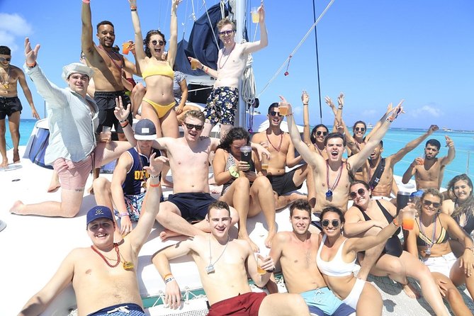 Cancun Sailing Catamaran Islas Mujeres With Luxury Beach Club - Isla Mujeres beach club time: pool, shade, and a buffet lunch