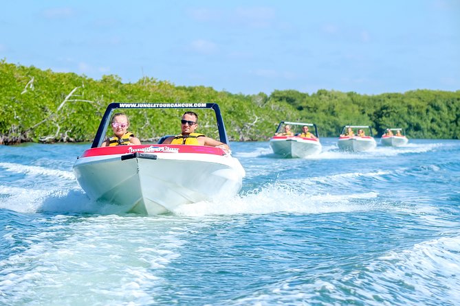 Cancun speedboat and snorkel tour: shared speedboat - What you’re really buying on Nichupte Lagoon and Punta Nizuc