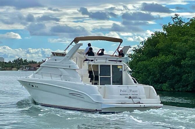 Cancun Yacht Tour - SEARAY YACHT 46 FT GREAT FOR SUNSET 15 PEOPLE MAX 25P9 - Los Blanquizales: The Photo Stop That Makes the Route Feel Like an Experience