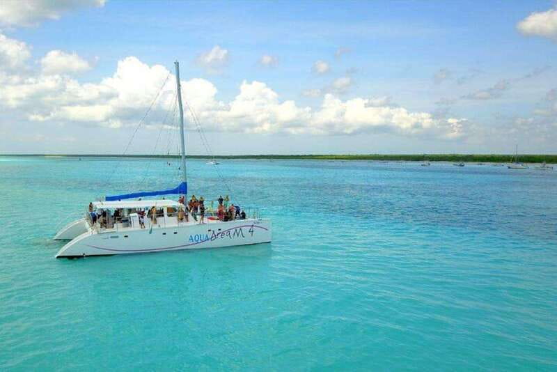 Catamaran party Isla Mujeres with drinks & lunch - Playa Norte beach club, buffet lunch, and where to relax