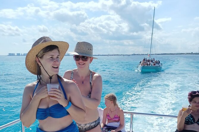 Catamaran Tour to Isla Mujeres all Included - Lunch, open bar, and that Ice Bar courtesy stop