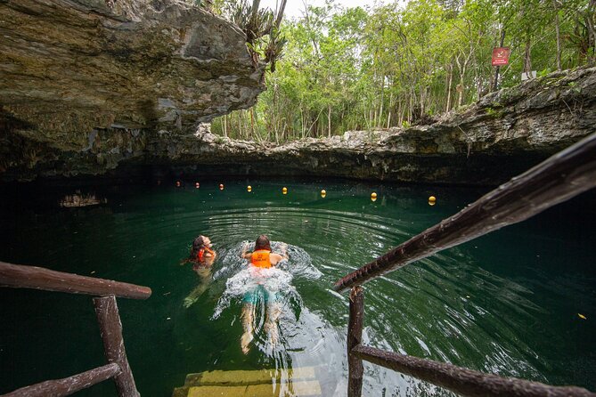 Cenote Tankah and Mayan Village Tour with Zipline, Canoes & Lunch - Zip line and canoeing: active, but your day stays fun