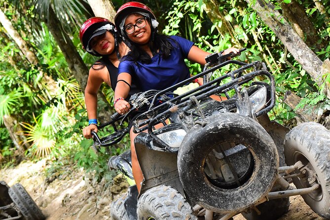 Cenote, Zipline & ATV Shared Combo 3x1 from Playa del Carmen & Cancun - Zipline Through the Canopy: the first adrenaline hit