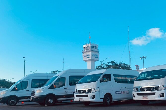 Cheapest Shared Shuttle from Cozumel Airport 2 Hotels in Cozumel - Finding COZUSHUTTLE Right After Arrivals (Ricardo Garcia in Green)