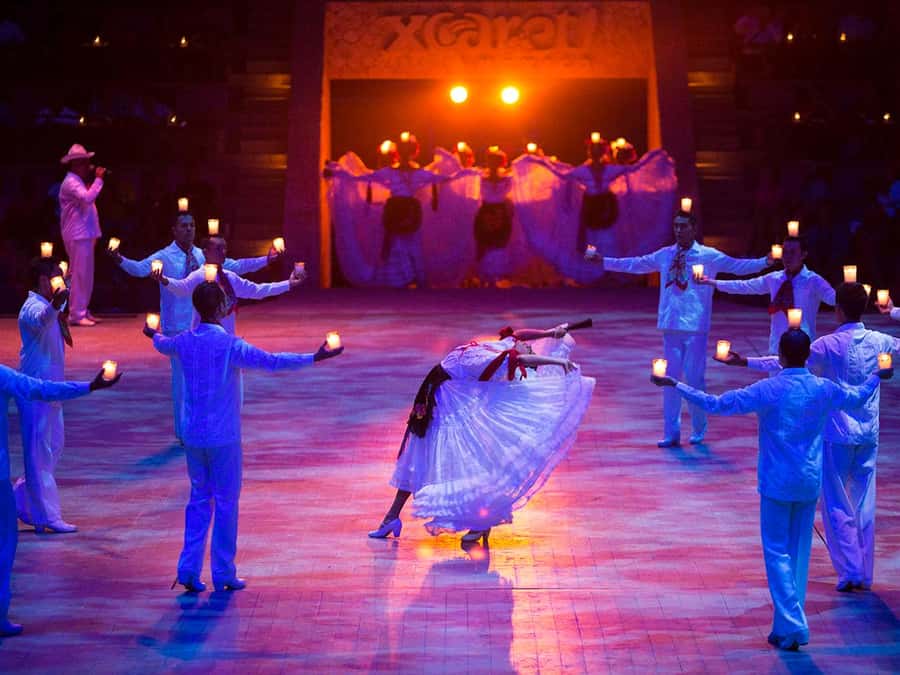 Check out the Night Show at Xcaret Park - From underground rivers to wildlife stops before the curtain
