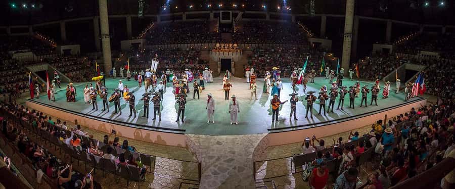 Check out the Night Show at Xcaret Park - Price and value: $112 plus what you get