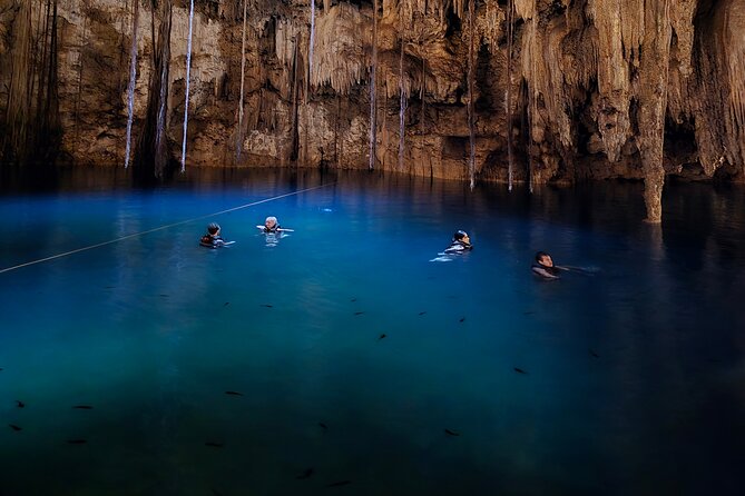 Chichen Itza and 3 cenotes tour with transportation from Valladolid - Samula and Xkeken cenotes: cave-like water and different vibes