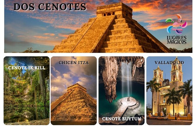 Chichen Itza + Cenote Suytun & Cenote Ik Kil + Valladolid - Chichen Itza: Castillo and Kukulcan, with real guided context