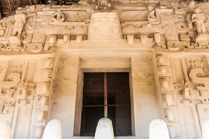 Chichen Itza & Ek Balam Tour From Cancun - Stop 3, Ek Balam Acropolis climb: carvings, rooms, and a less crowded vibe
