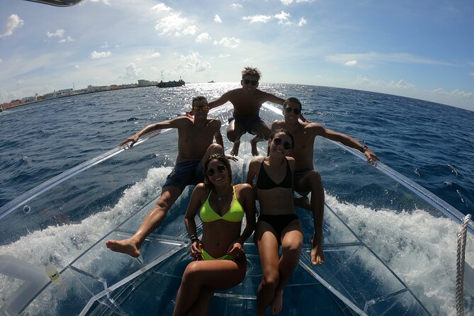 Clear Boat & Snorkel Cozumel Tour with Drinks - On board: clear-boat views, safety focus, and hands-on guiding