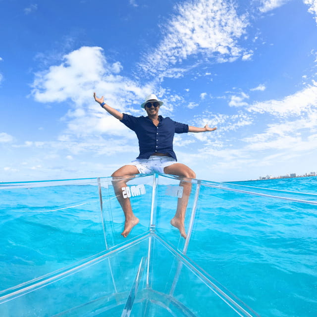 Clear Boat Tour from Cancun - Glass-Bottom Comfort: Watching Nichupte Lagoon From Below