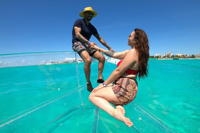 Clearboat: Glass-bottom boat ride to the Caribean Sea - Glass-Bottom Boat Over the Caribbean, Without Snorkel Gear