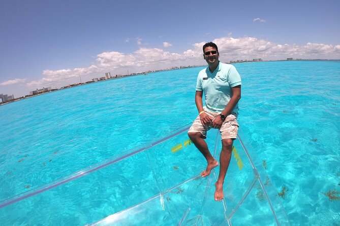 Clearboat: Glass-bottom boat ride to the Caribean Sea - Onboard Experience: Guides, Music, Beer, and the Photo Plan