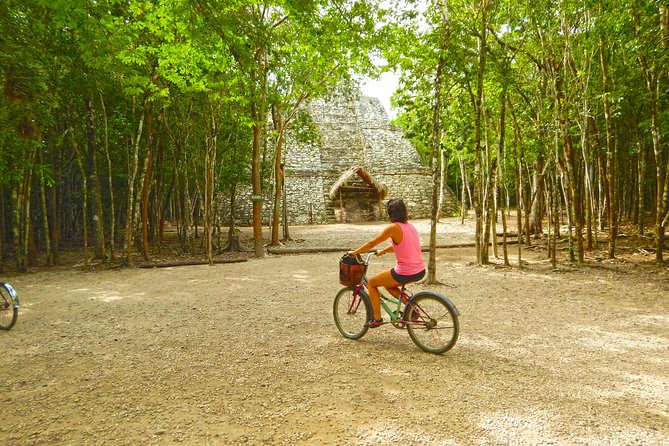 Coba Ruins and Punta Laguna Monkey Reserve Day Tour from Tulum - Rappelling into a cenote, then swimming and cooling off