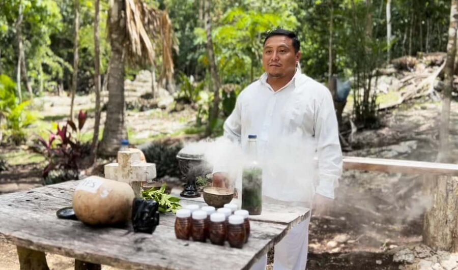 Coba, Tulum, Cenote & Lunch ECO Full Day from Rivera - Coba archaeological zone: pyramid time at ground level