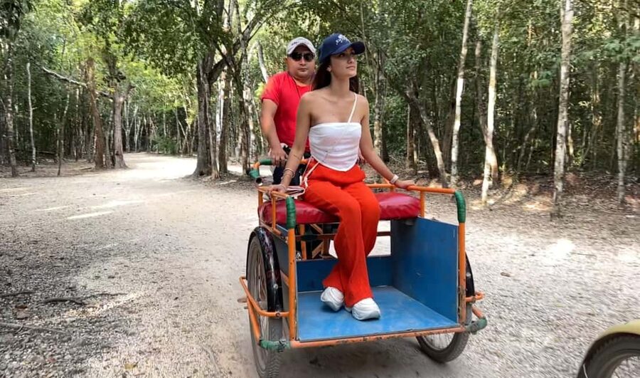 Coba, Tulum, Cenote & Lunch ECO Full Day from Tulum - Cenote Mariposa: swim time, cool-down strategy, and swim gear