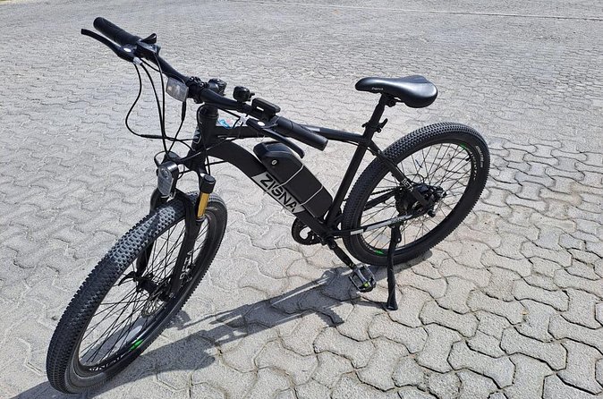 Costa Maya E-Bikes Rental - Road conditions in Mahahual: potholes, speed bumps, and safe pacing