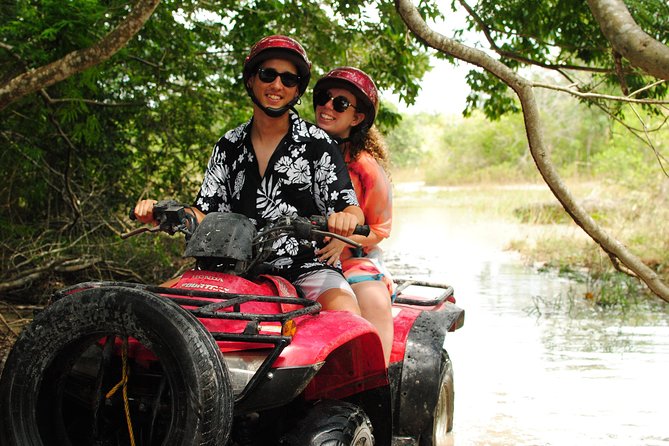 Cozumel ATV Jungle Adventure and Snorkeling with Lunch - Zip lines over the trees: safety first, stairs included
