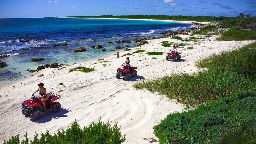 Cozumel: ATV Seashore Adventure & Mayan Cenote Experience - 1 hour of ATV riding through Mezcalitos off-road trails
