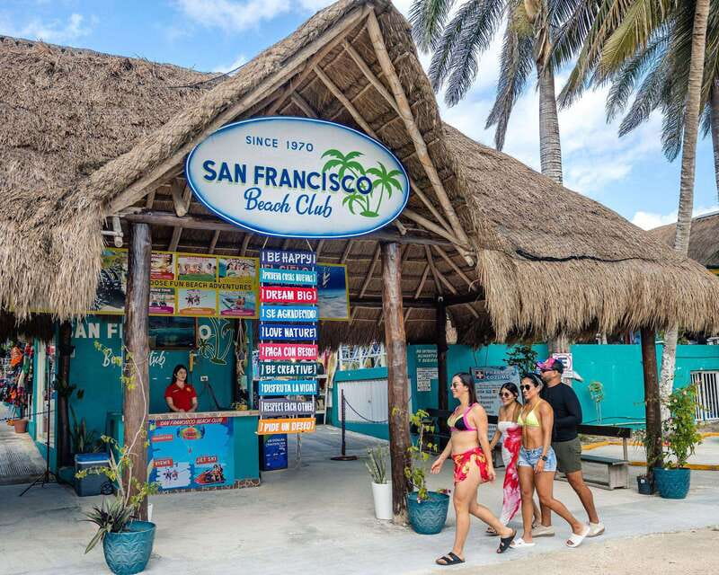 Cozumel: Best Day Pass at San Francisco Fun Beach Club - Food and drinks: plan extra, but you can keep it simple