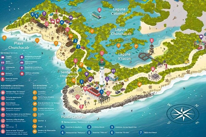Cozumel: Day in Punta Sur Eco Park and Del Cielo Beach with Snorkeling - How the digital ticket works, and why small fees can matter