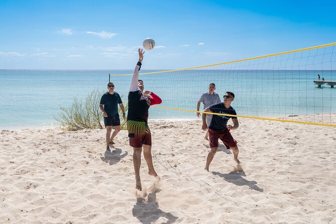 Cozumel, Day Pass Access at KUZÁ Beach & Adventure Park - Optional Upgrades: Buffet, Open Bar, VIP Areas, Spa, and Photo Packages