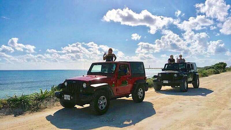 Cozumel Private Jeep Tour with Lunch and Snorkeling - Beach club time: Mexican lunch and snorkeling with gear included