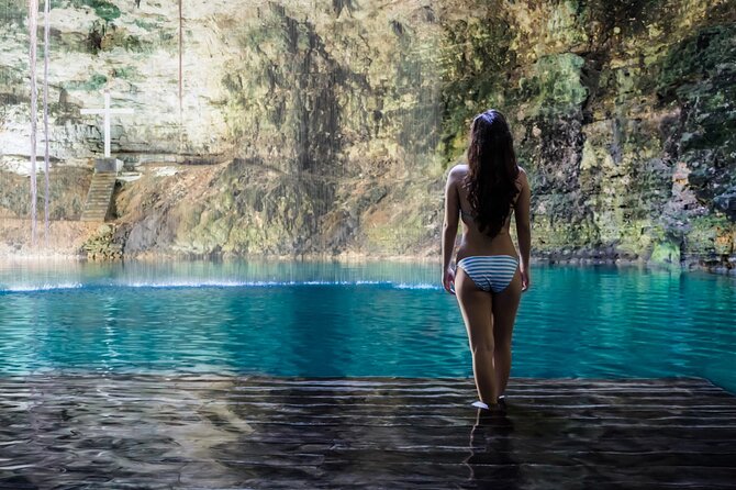 Deluxe adventure! 2 Sacred Cenotes, Chichen Itza and Valladolid from Tulum City - Valladolid stop: a quick taste plus an underground cenote break