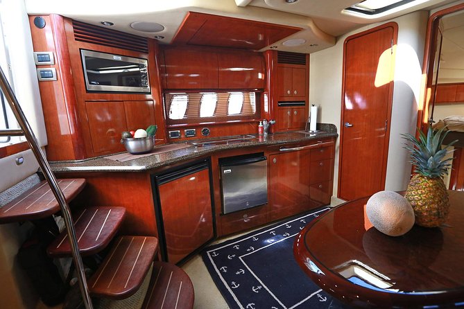 Deluxe Private Boats - 40 ft Sea Ray - The natural reserve swim, waist-deep access that keeps families comfortable