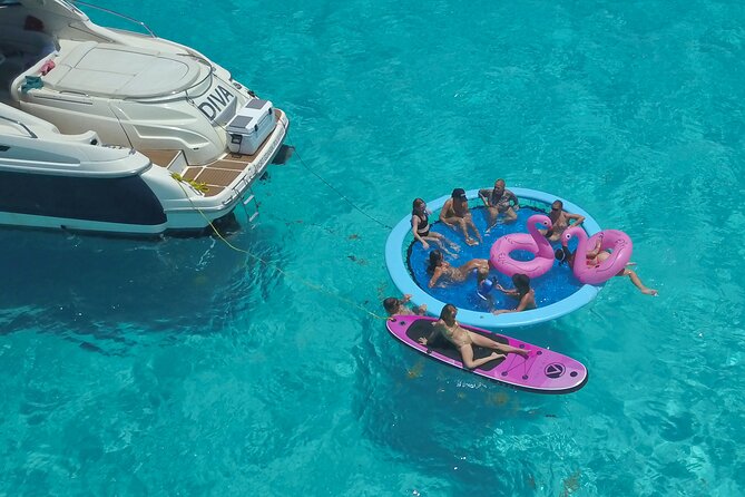 DIVA 60ft Elite Italian Yacht Experience in Cancun - What You Can Do on Board: Floating, Paddle Board, and Easy Snacking
