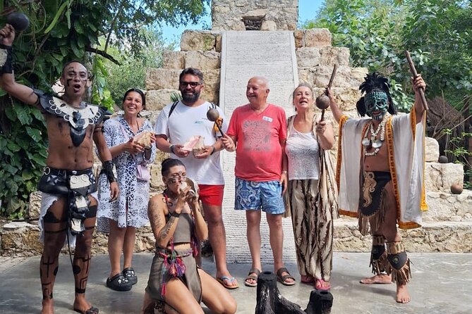 Experience Cozumel Historical Center Mayan and Beach Experience - Beach club reset, bunk beds, showers, and real swim time
