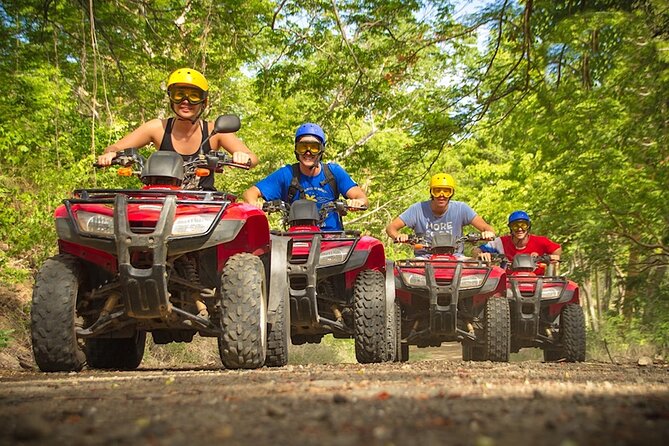 Family ATV Cenote Five Zip Lines Photos Taco Lunch Tequila Taste - Key Things to Love in This Cancun ATV, Zip Line, and Cenote Day