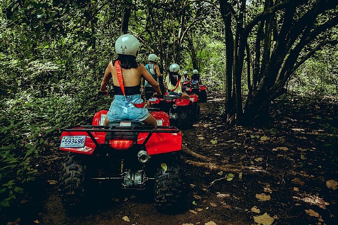Family ATV Cenote Five Zip Lines Photos Taco Lunch Tequila Taste - Taco Lunch Around 12:30 PM: What You Eat, and Your Vegetarian Option
