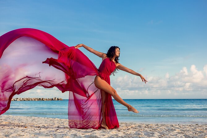 Flying dress photoshoot cancun - Playa Delfines Stop: More Variety in One Hour