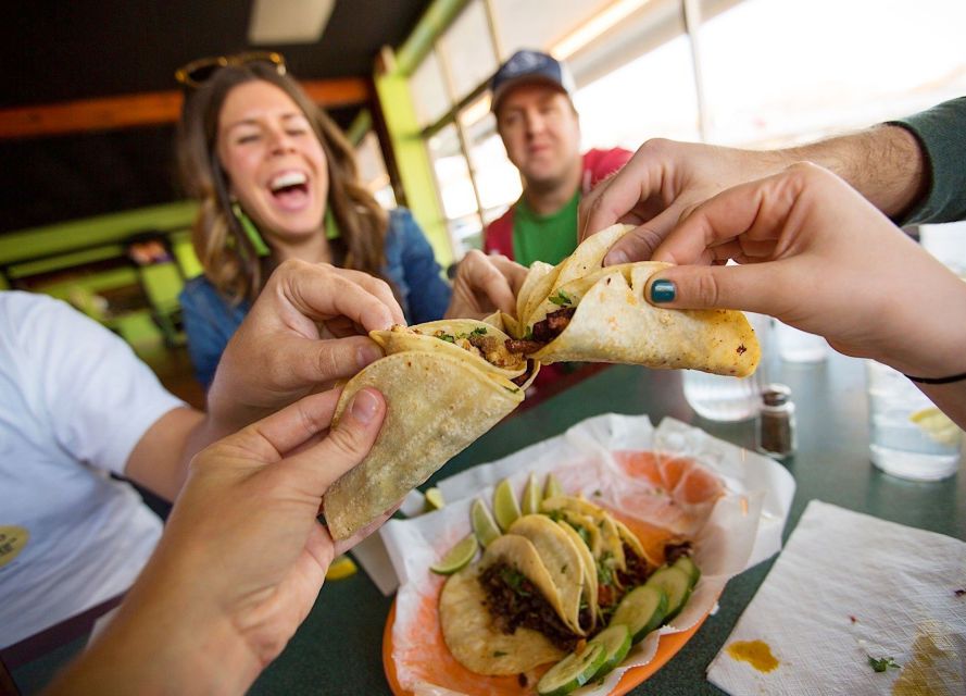 From Cancun:Beachside Tacos & Town Tour With Tequila Tasting - The 4.5-hour timing: van rides plus food time